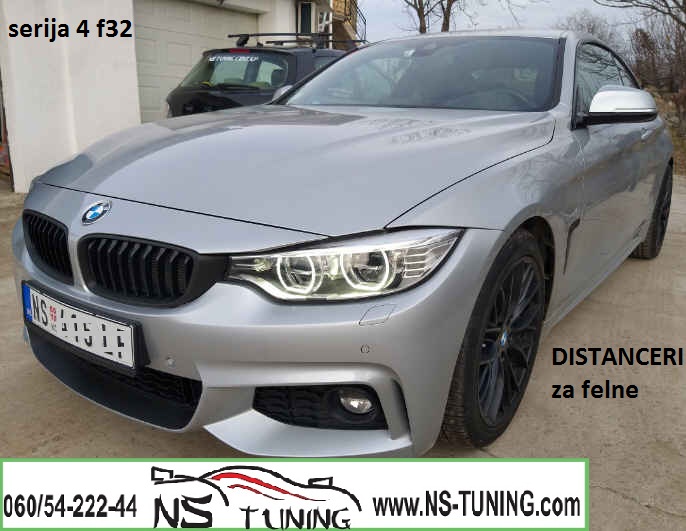 bmw serija 4 f32 f33 f36 distanceri alu felne 5x120 15mm 20mm ugradnja novi sad tuning